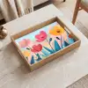 Illustratie - Bloemen - Kleurrijk Dienblad Rechthoek middel -sfeer1