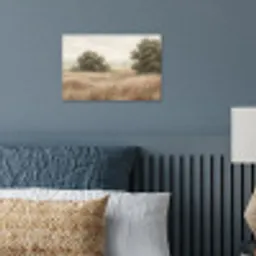 Landschap - Minimalistisch - Beige poster papier klein -sfeer2