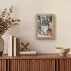 Wolf - Sneeuw - Winter - Dieren - Natuur - Sneeuw Light Box met kabel (Tafellamp) klein -sfeer2