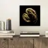Garnalen - Zwart - Goud - Dieren aluminium wit klein -sfeer1