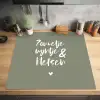 Zomer - Tekst - Zonnetje, wijntje & kletsen - Quotes Inductie beschermer vinyl 3mm middel -sfeer5