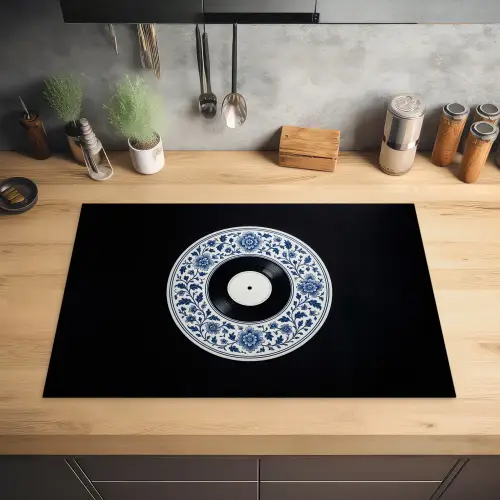 Vinyl - LP - Delfts Blauw - Muziek Inductie beschermer vinyl 3mm klein -sfeer5