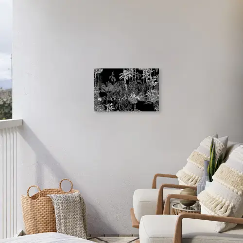 Palm - Jungle - Tropical Tuinposter op houten frame 2 cm dik klein -sfeer1