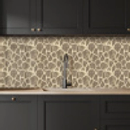Giraf - Patroon - Beige - Bruin keuken achterwand 2 middel 871 -sfeer1