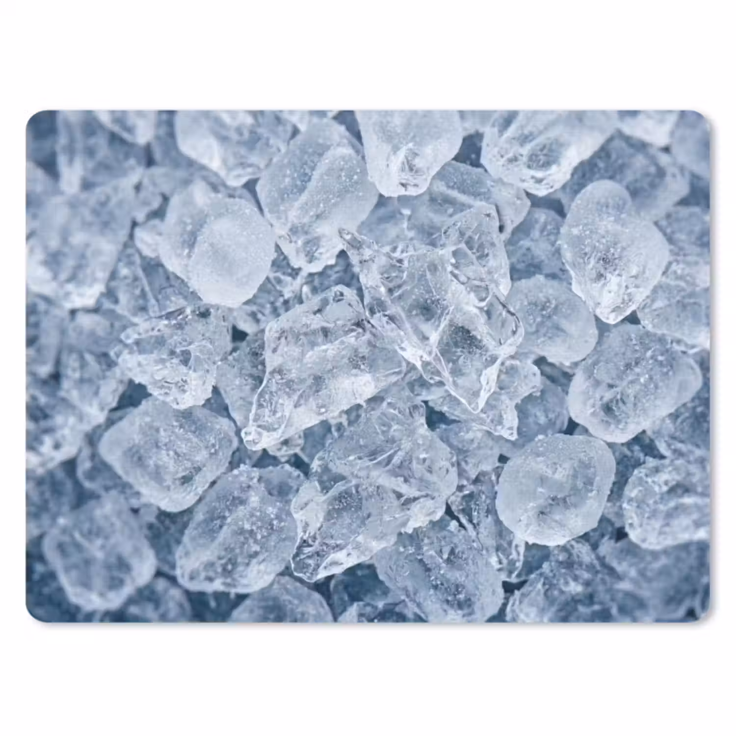 Muismat - Ijsblokjes - Water - Blauw