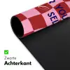 Furture - Geblokt - Rood Muismat XXL klein -sfeer2