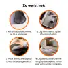 Pinguïn - Koksmuts - Lief - Paars Inductie beschermer vinyl 3mm klein -zzzzzzz-td-werking
