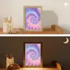 Pasteltinten - Paars - Spiraal - Marmer Light Box met kabel klein -sfeer3_kind