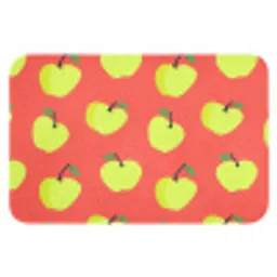 Appels - Modern - Groen Badmat klein 997 -3d