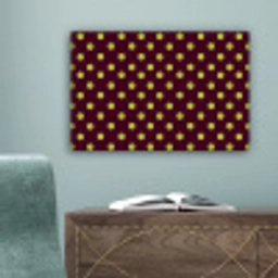 Klassiek - Stippen - Groen canvas 2cm klein 34 -sfeer4