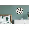 Hartjes - Zwart - Beige Wandcirkel aluminium klein -slaapkamer