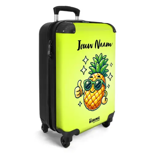 Ahmed ananas NBS - Handbagage koffer - Kinderen Unisex middel -productfoto_3d