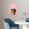 Zonnebril - Hartjes - Hond - Valentijn poster papier klein -sfeer3