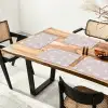 Bloemen - Getekend - Lavendel Placemat vinyl groot 368 -zzsfeer4_Kitchenyeah-website