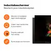 Schaal - Boeket - Bloemen Inductie beschermer vinyl 3mm klein -zzzzzzz-td-ups