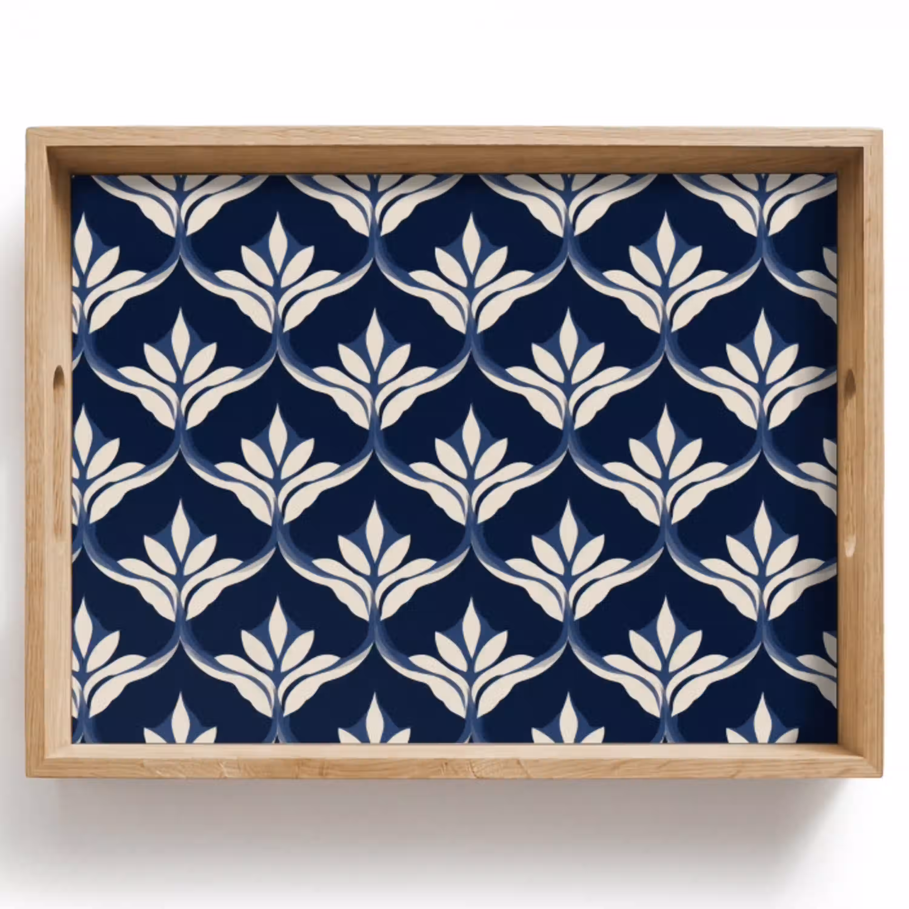 Modern - Ontwerp - Blauw Dienblad Rechthoek middel 911 -z3d_shopping