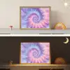 Pasteltinten - Paars - Spiraal - Marmer Light Box met batterij (Wandlamp kind) middel -sfeer3_kind