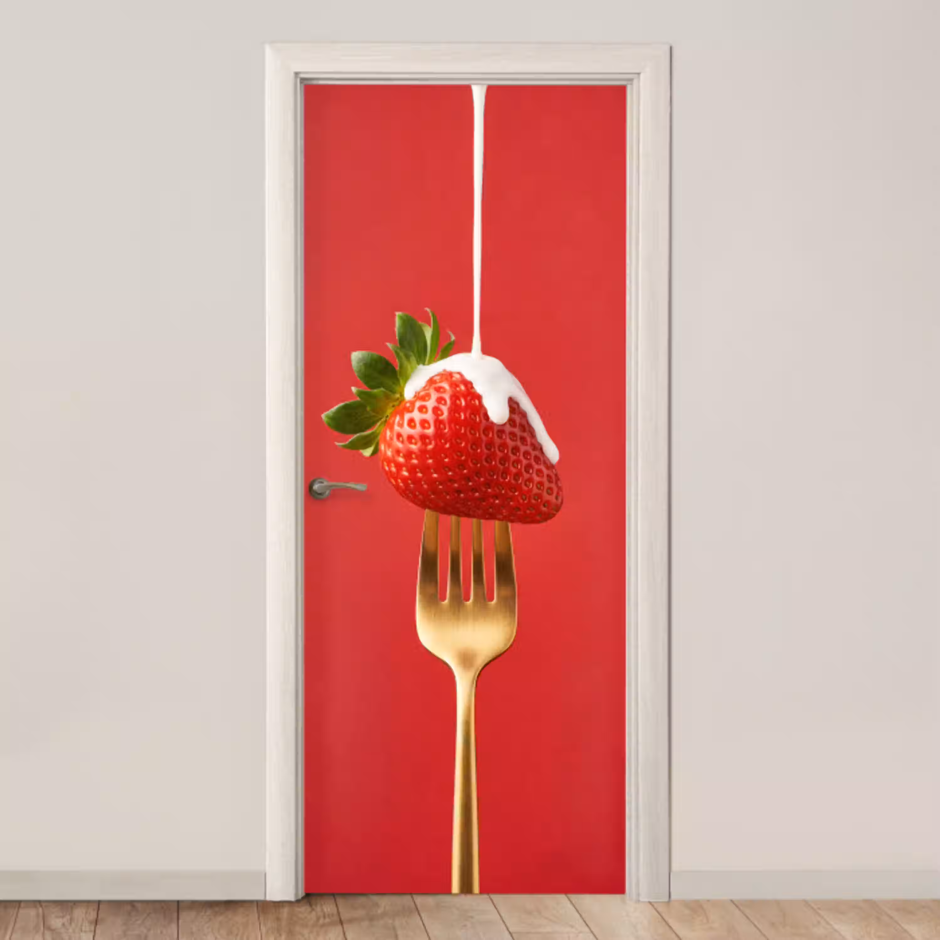 Fruit - Room - Modern deurposter klein -3d_beige