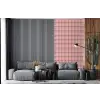 Plaid - Patroon - Gestreept - Roze fotobehang vinyl groot 64 -bank