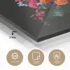 Bloemen - Boeket - Sierlijk plexiglas 5mm klein -sfeer2