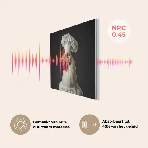 Kok - Rood - Kip PET vilt klein -USP_NL