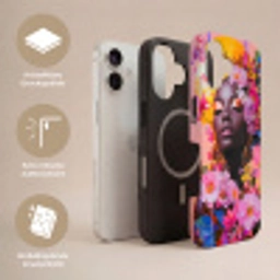 Kleurrijk - Bloemen - Vrouw - Zon Toughcase MagSafe Apple iPhone 17 klein -USP_Lagen_DE
