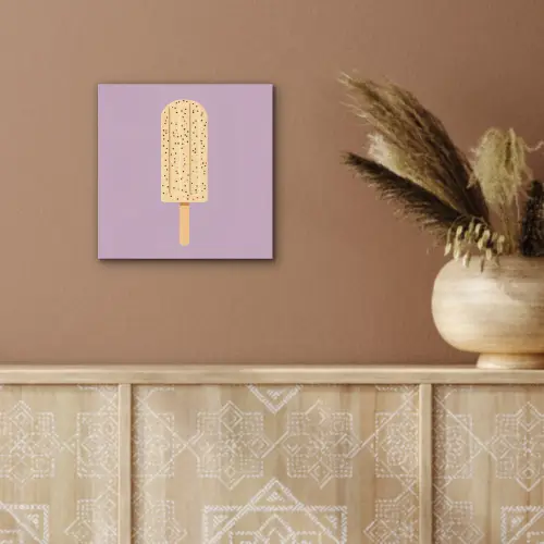 Beige - Ijsje - Spikkels aluminium wit klein -sfeer4