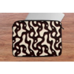 Organisch - Krachtig - Bruin laptophoes neopreen klein 279 -tafel