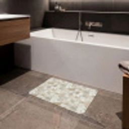 Mozaïek - Stenen - Beige Badmat klein 997 -sfeer3