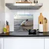 Glazenfles - Post - Zee - Zand Inductie beschemer met haakjes middel -sfeer2