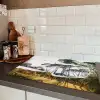 Italiaans landschap parasoldennen - Kunst - Hendrik Voogd - Schilderij - Zwart wit - Oude meesters Inductie beschermer vinyl 3mm klein -sfeer3