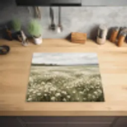 Illustratie - Landschap - Wit Inductie beschermer vinyl 3mm middel -sfeer5