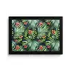 Tropical - Bloemen - Bladeren - Jungle fotolijst zwart zonder passe partout klein -3d