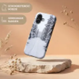 Bos - Winter - Sneeuw - Pad - Natuur Toughcase MagSafe Apple iPhone 17 klein -USP_RandenV_NL