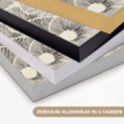 Cirkels - Patroon - Zwart Textielframe zwart klein 947 -USP_kleurenDE