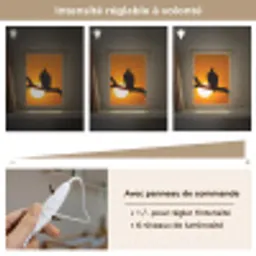 Gier - Tak - Zon - Oranje Light Box met kabel (Kinderlampje) klein -USP_dimbaarFR