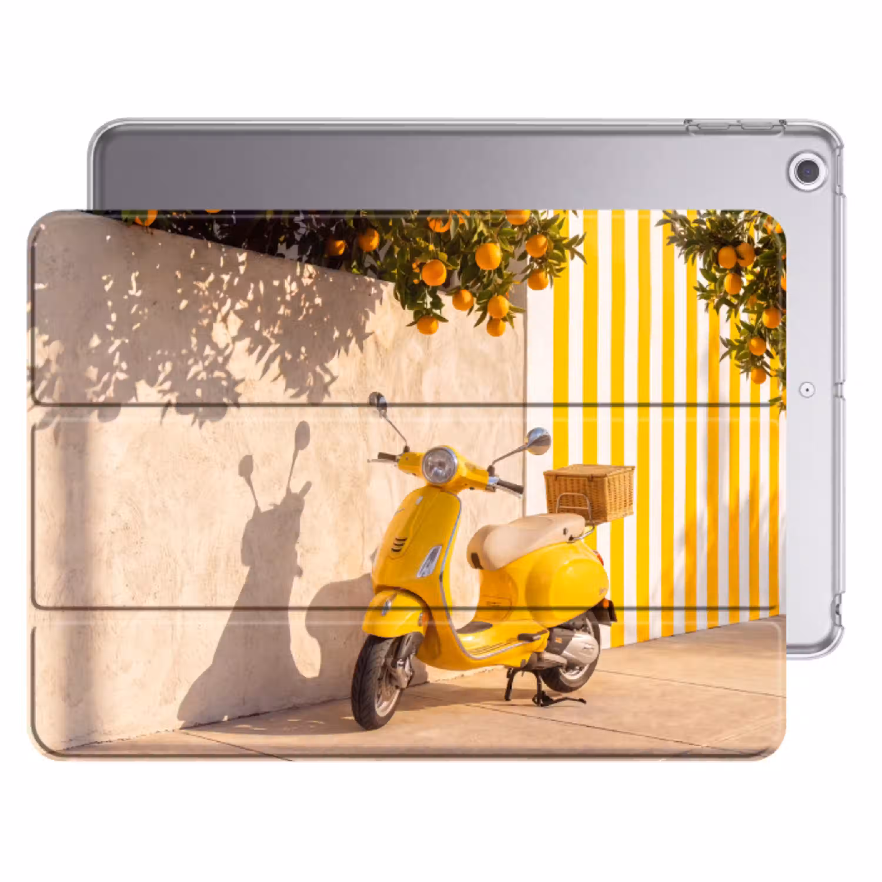 Scooter - Natuur - Zomer - Geel - Mediterraan Apple iPad 2017 middel -threedimensional_3d_global
