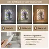 Mondriaan - Meisje met de parel - Collage Light Box met kabel (Tafellamp) klein -USP_lichtkleurNL