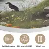 Kat - Beekje - Weide Akoestische PET Vilt - Rond klein -closeup_NL