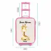 Gigi Giraffe Kinderkoffer - Roze klein -productfoto_formaten