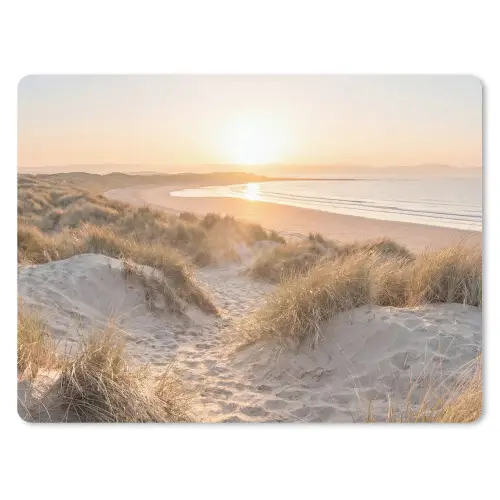 Duinen - Strand - Zee muismat rubber klein -3d