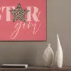 Star girl - Rood - Panter - Ster PET vilt klein -sfeer6_closeup