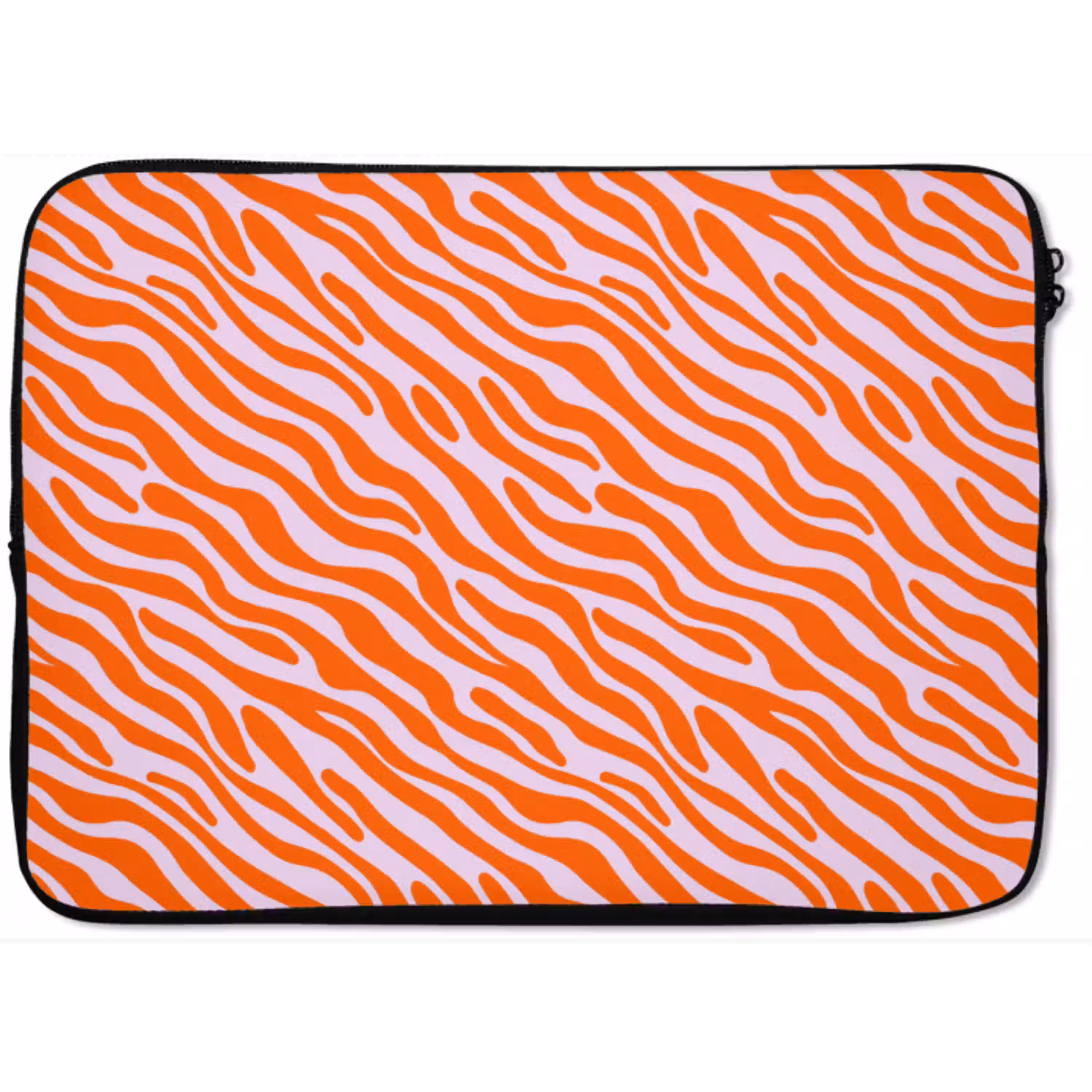 Strepen - Dynamisch - Oranje laptophoes neopreen klein 279 -zkaufland3dotto