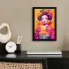 Bloemen - Vrouw - Kimono - Roze fotolijst zwart zonder passe partout klein -sfeer1