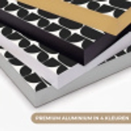 Modern - Geometrisch - Zwart Textielframe zwart klein 947 -USP_kleurenNL