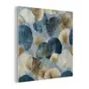 Bladeren - Abstract - Goud - Blauw plexiglas 5mm klein -z3d