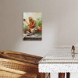 Potten - Kruiden - Hout KitchenYeah - Keuken - Canvas klein -sfeer3