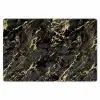 Marmer - Zwart - Goudstructuur Placemat vinyl groot 368 -zzsfeer1_Kitchenyeah-website