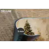 Kerstboom - Versierd - Kleurrijk Placemat vinyl groot -closeup
