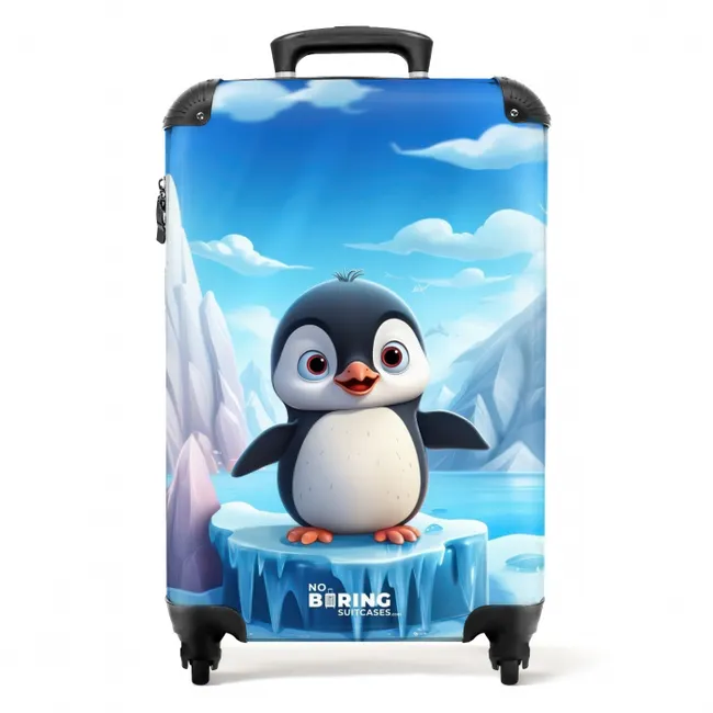 Pietertje pinguïn NBS - Handbagage koffer - Unisex middel -productfoto_recht